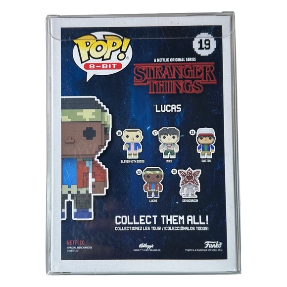 Funko Pop! 8-Bit Stranger Things LUCAS #19 Vinyl Figure - Picture 3 of 6